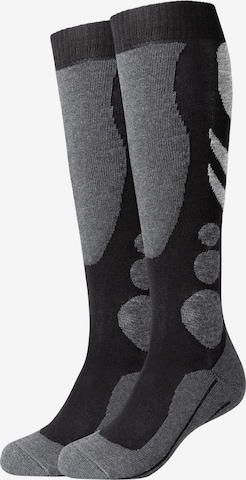 camano Knee High Socks in Black: front