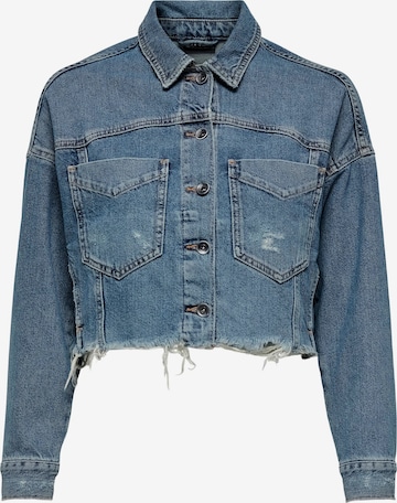 Veste mi-saison 'Doutzen' ONLY en bleu : devant