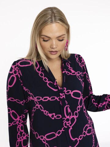 YOEK Blousejurk in Blauw