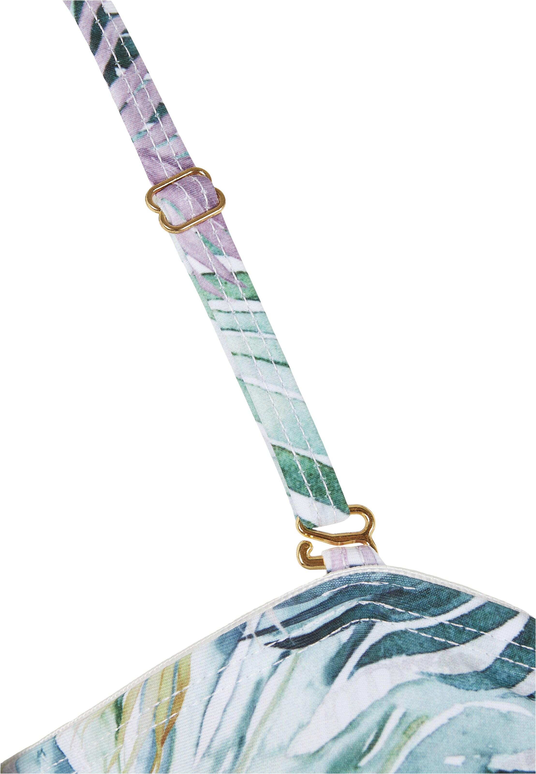 Urban Classics Bez ramienok Bikiny - Biela