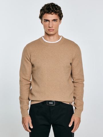 BIG STAR Sweater 'REYLON ' in Brown: front