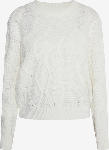 Pullover di DreiMaster Vintage in bianco: frontale