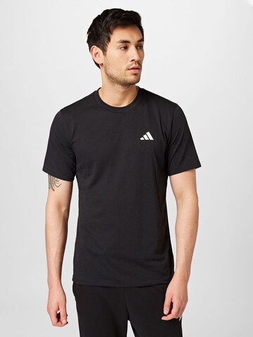 T-Shirt fonctionnel 'Train Essentials Comfort ' ADIDAS PERFORMANCE en noir : devant