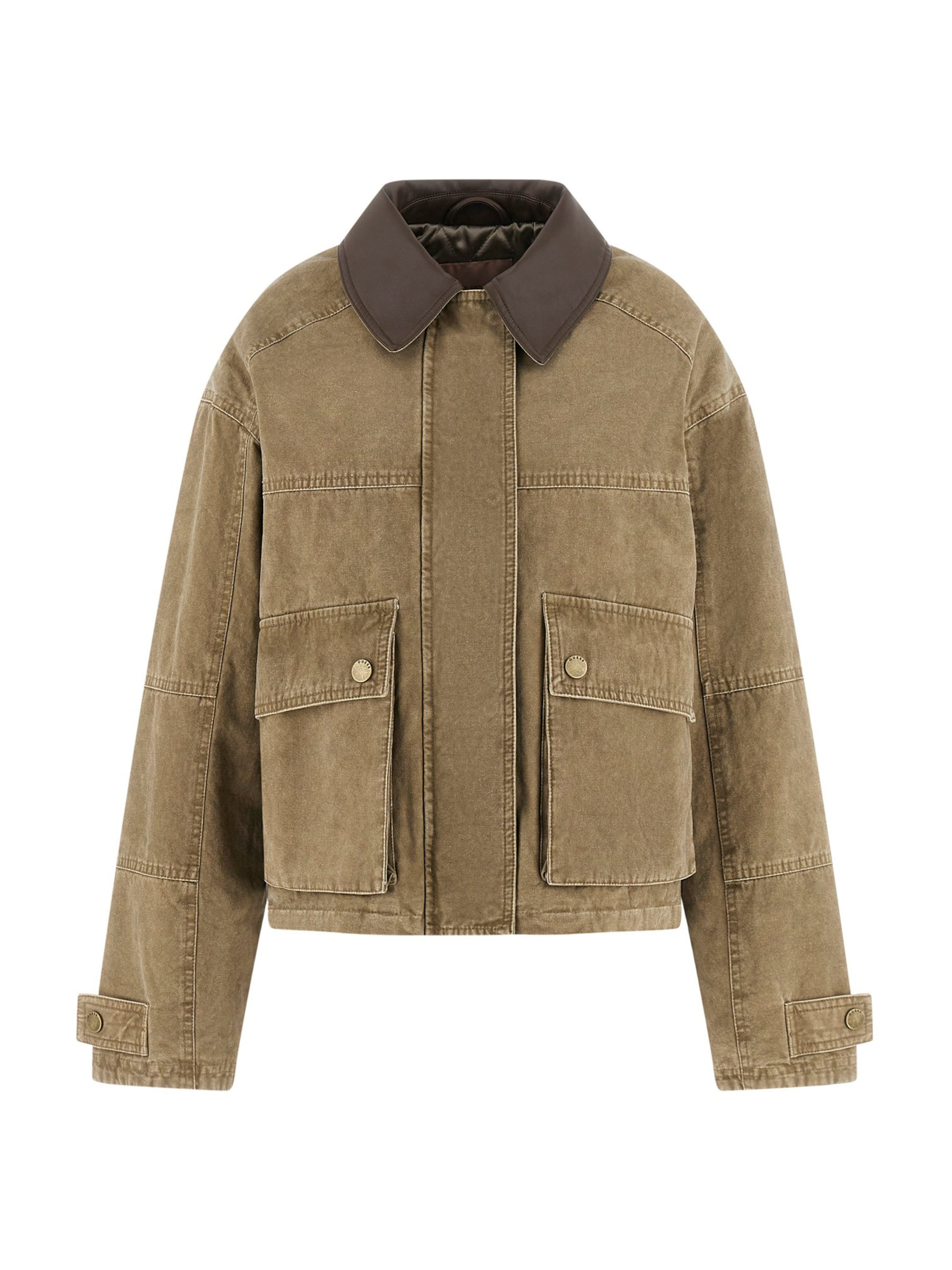 Geacă de primăvară-toamnă 'Manon' de la GUESS pe maro: față