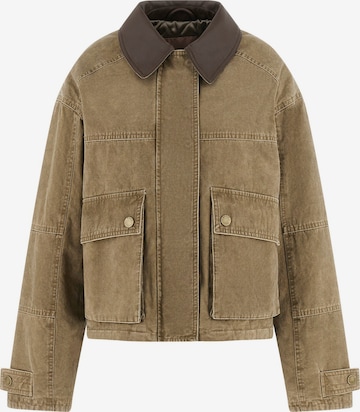 GUESSPrijelazna jakna 'Manon' - smeđa boja: prednji dio