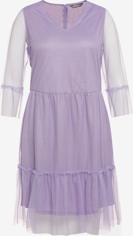 Robe Ulla Popken en violet : devant