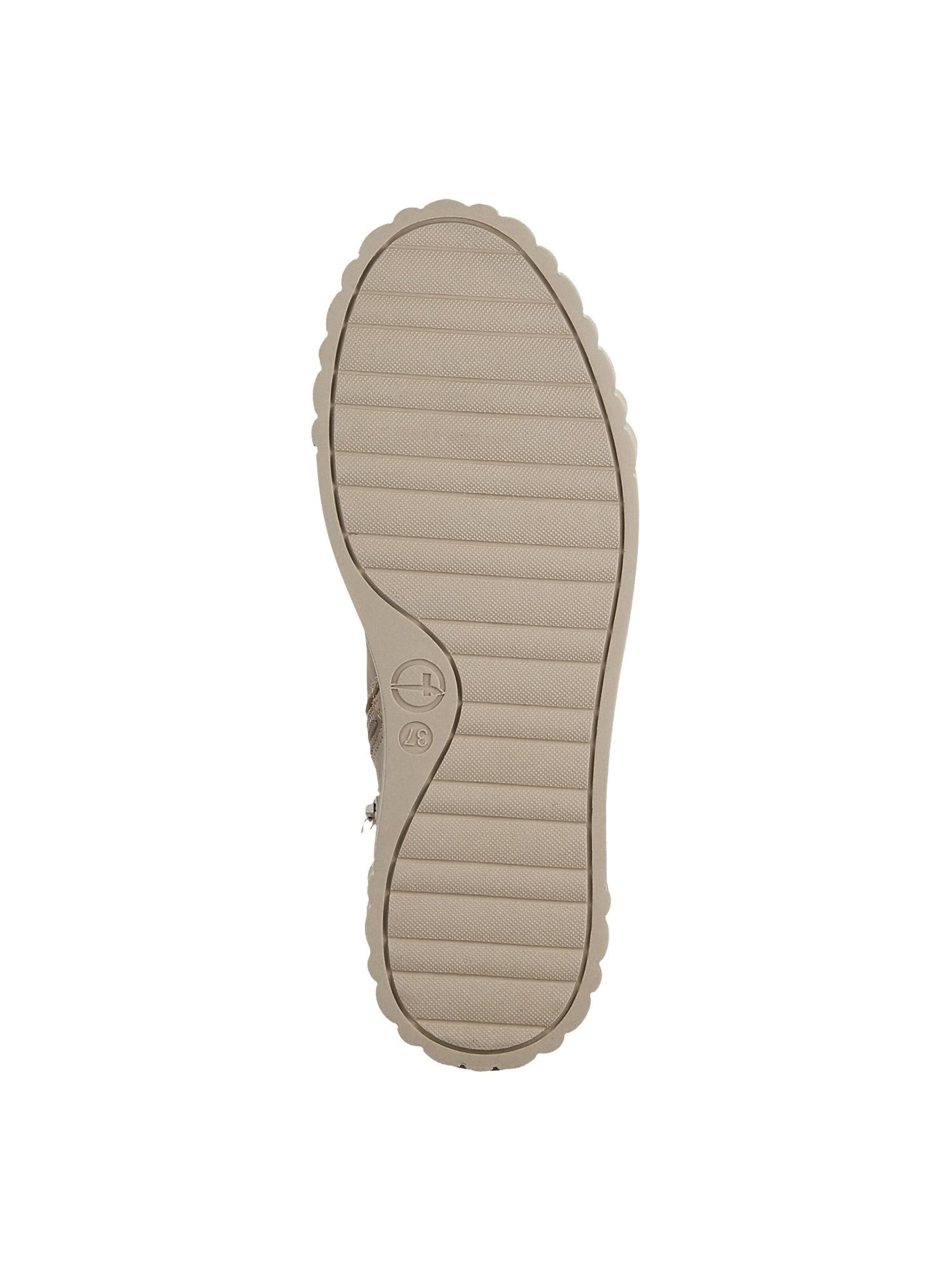 Tamaris Lace-up bootie in Beige