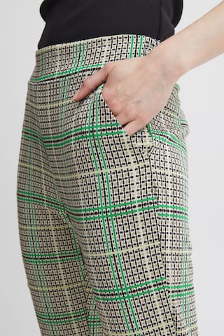 ICHI Slim fit Trousers 'Ihkate Check' in Mixed colours