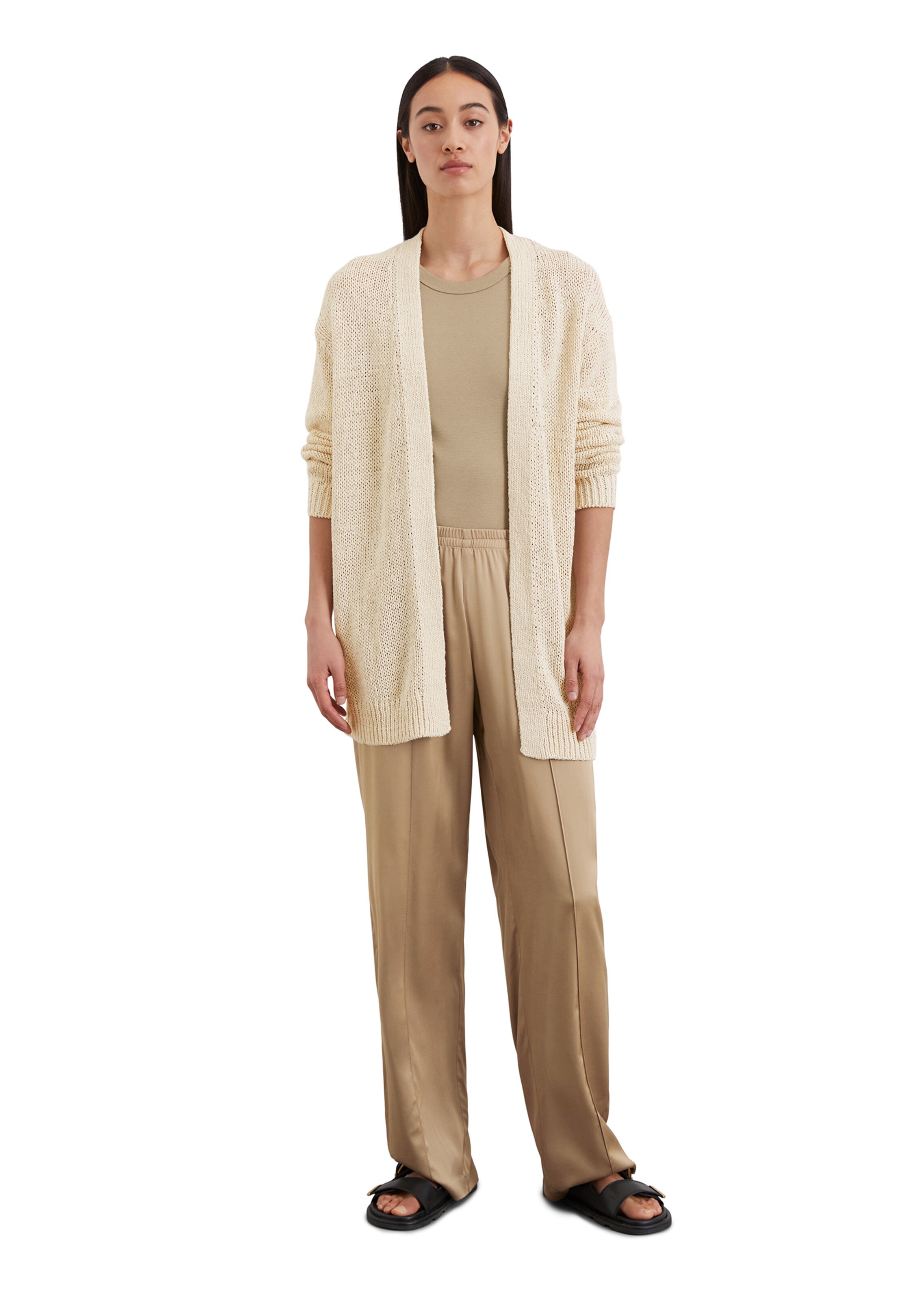 Marc O'Polo Strickjacke in Beige