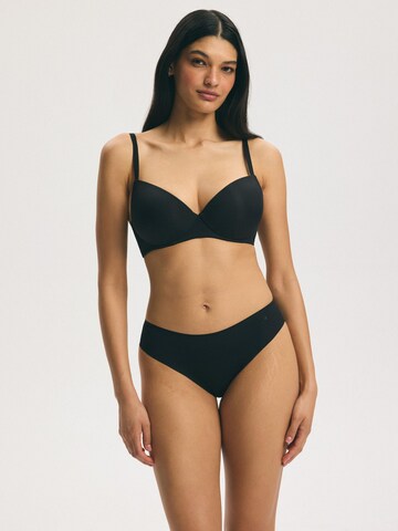 ESOTIQ - Push-up Sujetador 'Push-up-BH Kassidy, glatte T-Shirt-Cups, herausnehmbare Polster' en negro