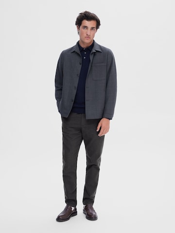 Pull-over 'Berg' SELECTED en bleu