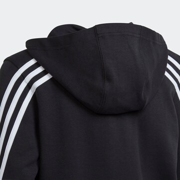 ADIDAS SPORTSWEAR Athletic Zip-Up Hoodie 'Future Icons' in Black