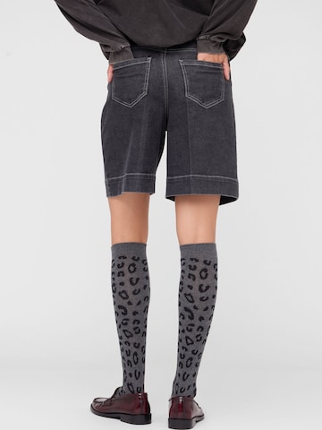 CALZEDONIA Knee High Socks in Grey