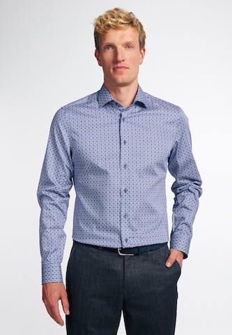 ETERNA Slim fit Button Up Shirt in Blue: front