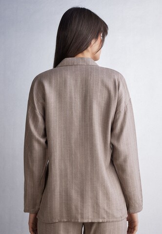 INTIMISSIMI Pajama Shirt 'COMFORT FIRST' in Brown