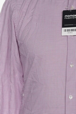 BOSS Black Button Up Shirt in S in Purple