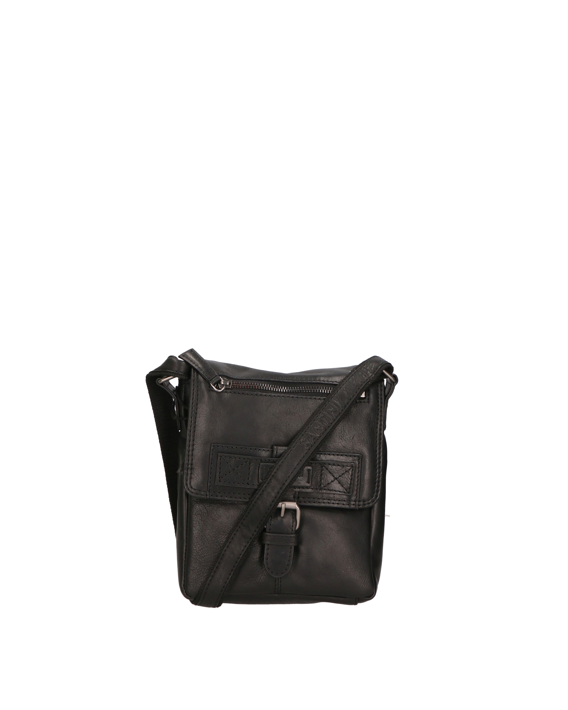 Santini Firenze Crossbody bag in Black: front