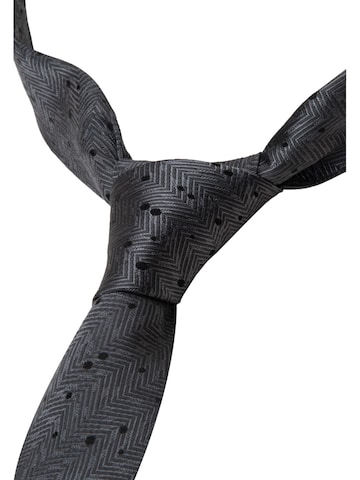 SEIDENSTICKER Krawatte ' Schwarze Rose ' in Grau: predná strana
