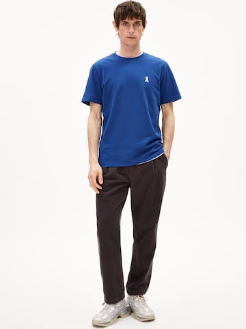 ARMEDANGELS T-Shirt 'MAARKOS CHANGEMAKERS' in Blau