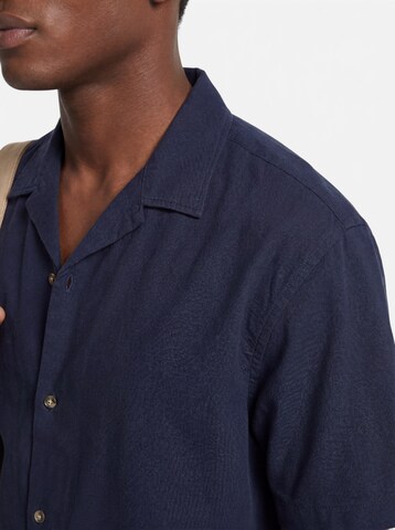 JACK & JONES Классический крой Рубашка 'JWHSummer' в Синий