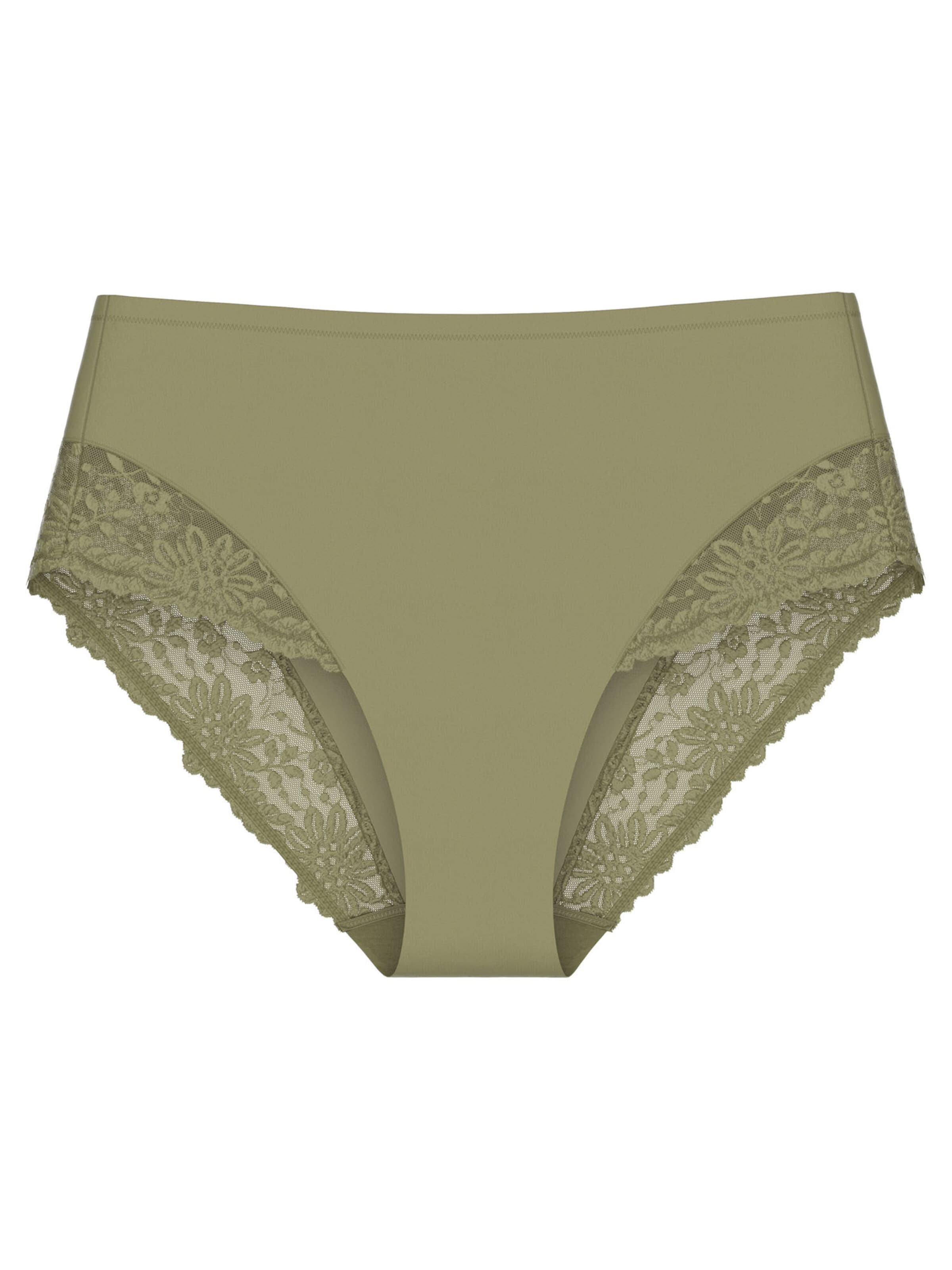 TRIUMPH Slip ' Red Label Ladyform Soft ' in Groen: voorkant