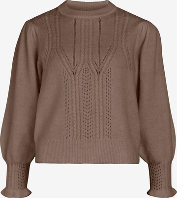 Pull-over 'Ophelia' OBJECT en marron : devant