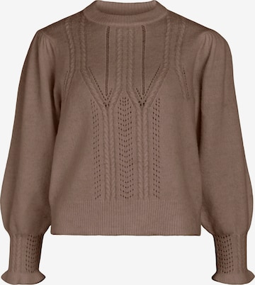 OBJECT Sweater 'Ophelia' in Brown: front