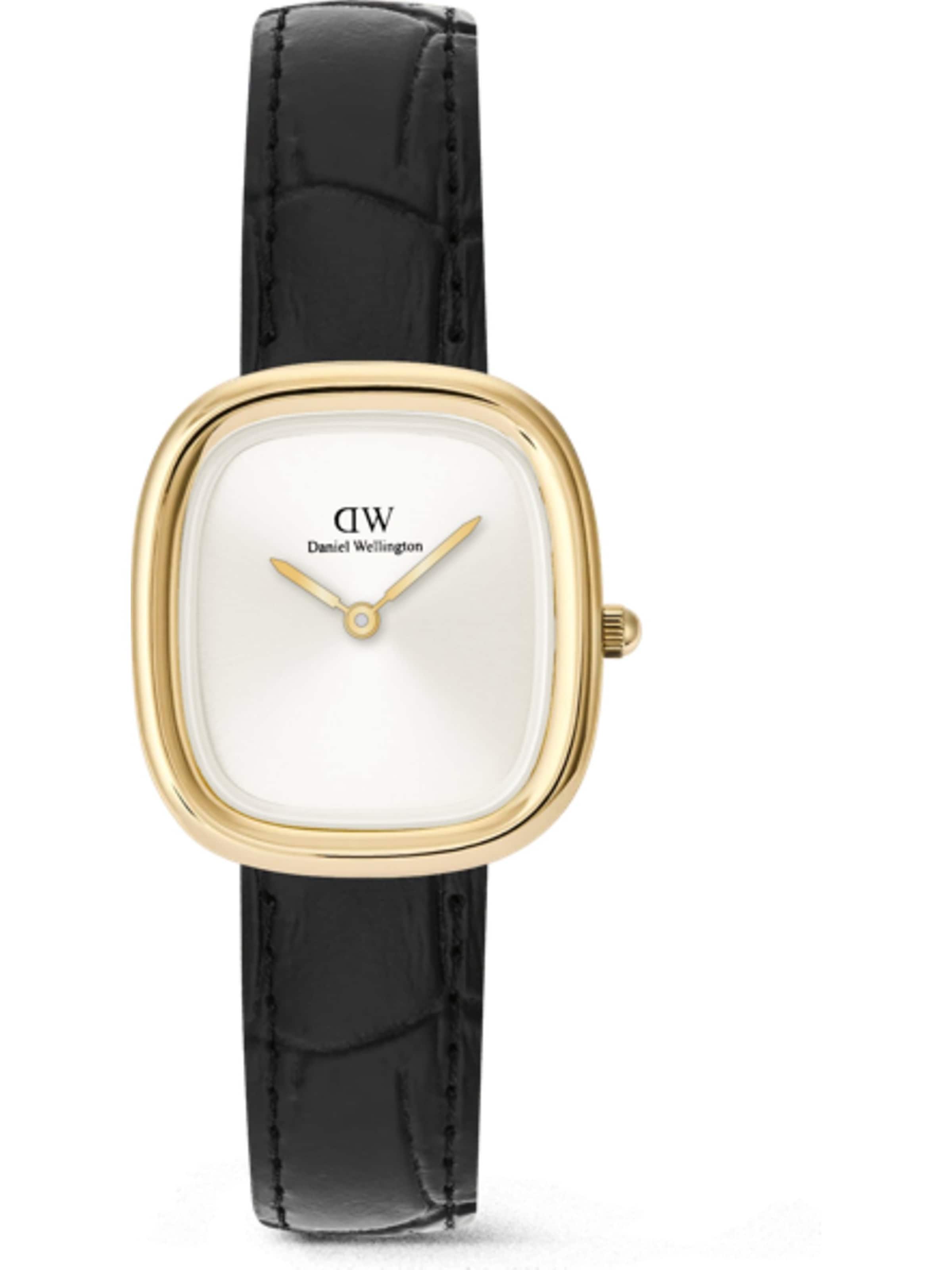 Daniel Wellington Uhr in Schwarz: Vorderseite