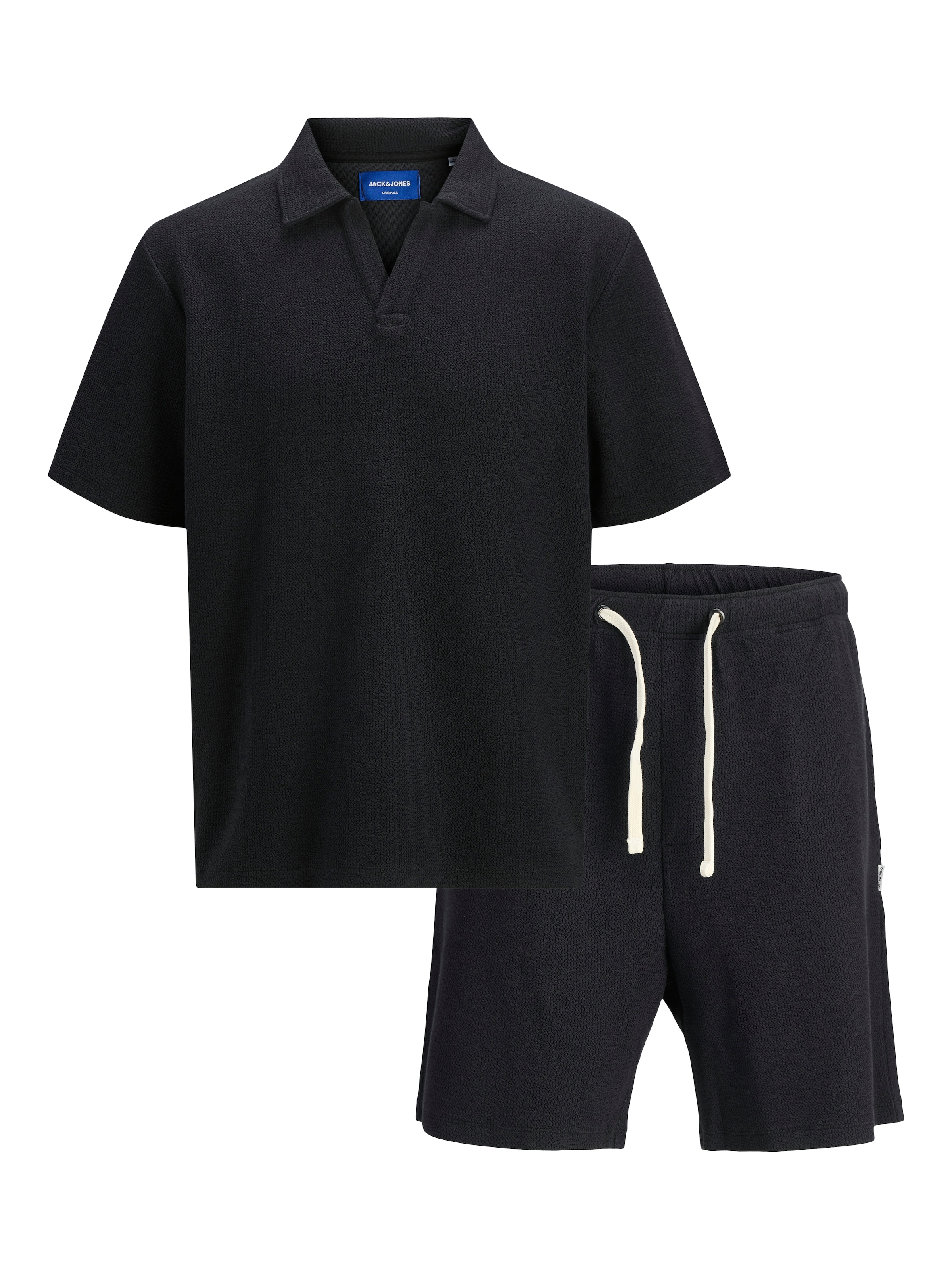 JACK & JONES Trenirka za tek 'JORISLINGTON' | črna barva: sprednja stran