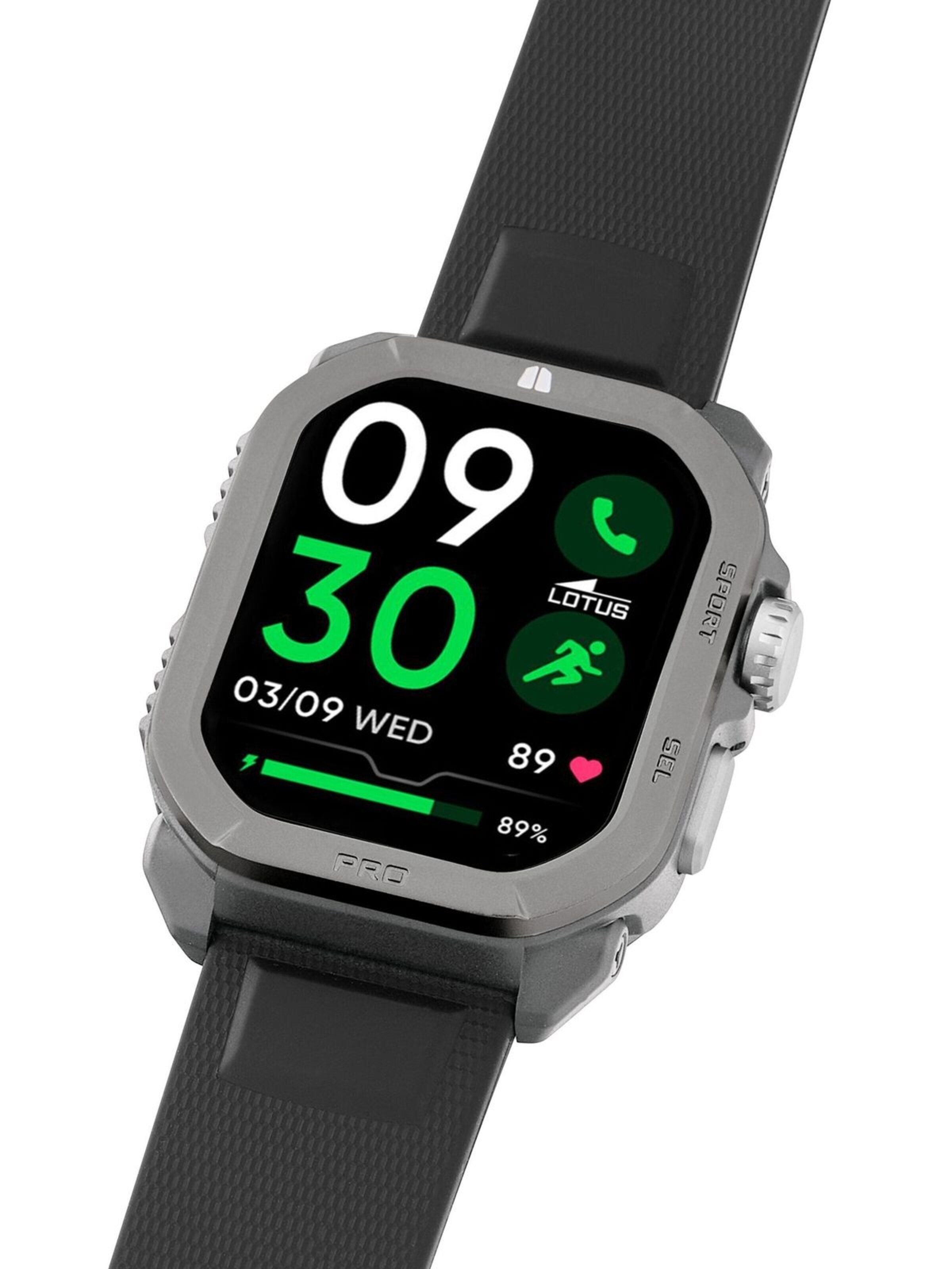 Lotus Digital watch in Black