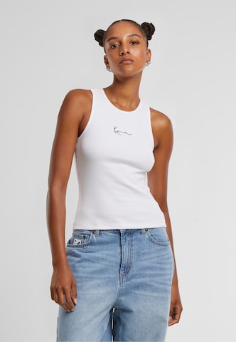 Karl Kani Top in Wit: voorkant