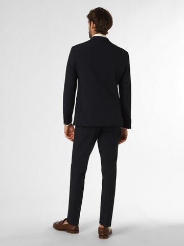 Mc Earl Slim fit Suit 'Jayden/Manhatten' in Blue