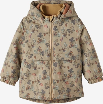 Lil ' Atelier Kids Übergangsjacke 'Snow' in Beige: predná strana