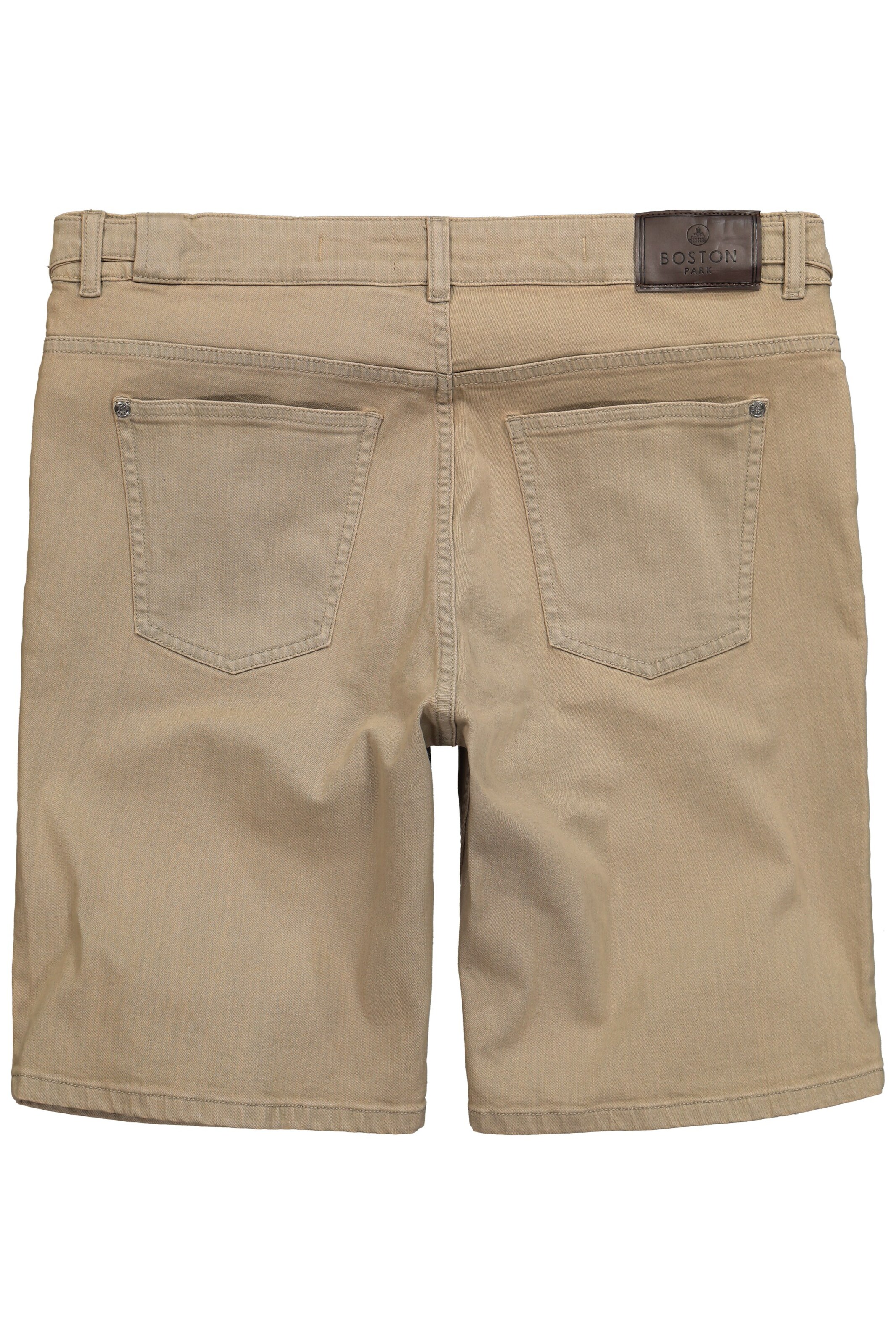 Boston Park Regular Jeans 'Bermuda' in Beige