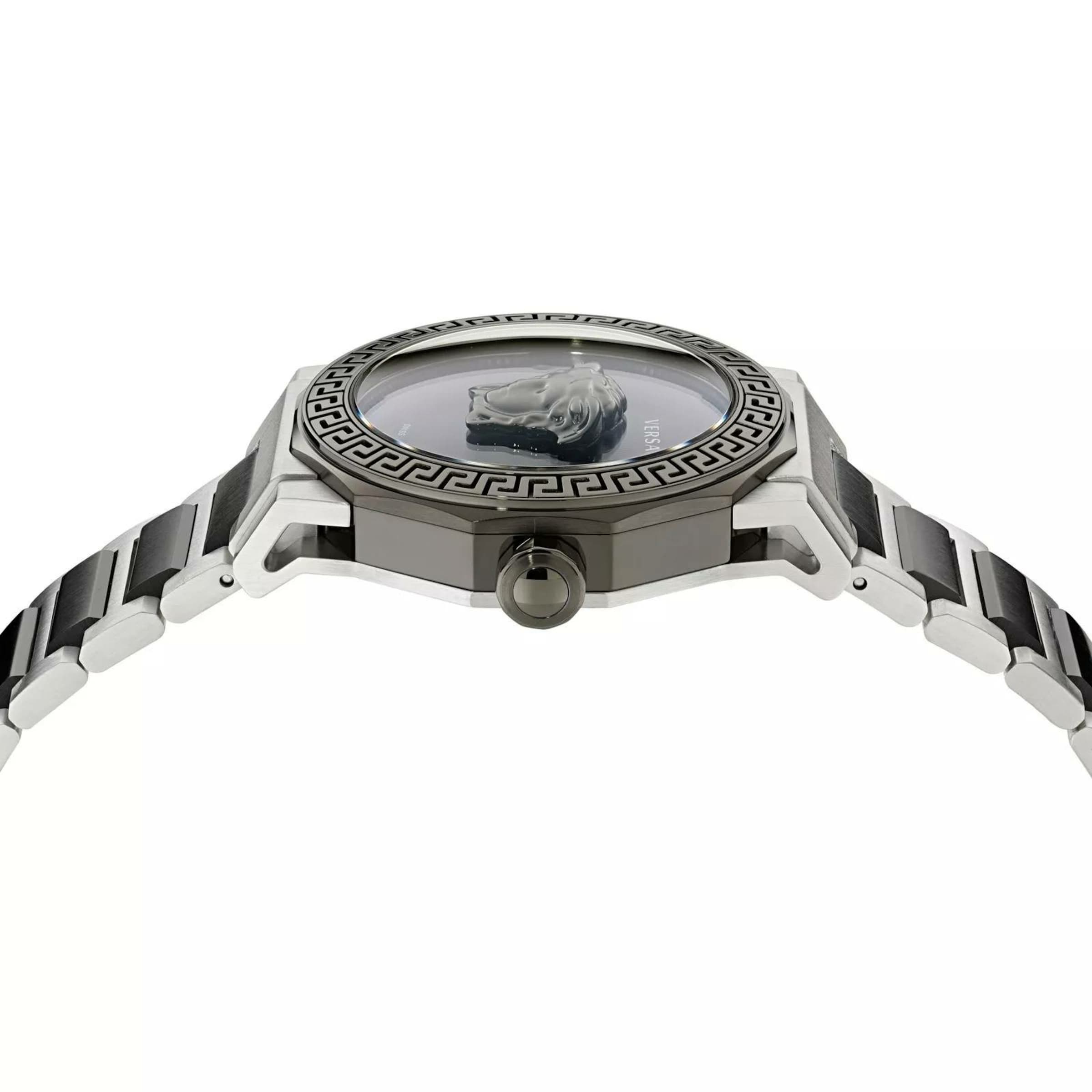 VERSACE Analog watch 'Medusa Deco' in Silver