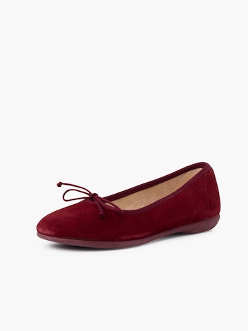 Ballerines Pisamonas en rouge : devant