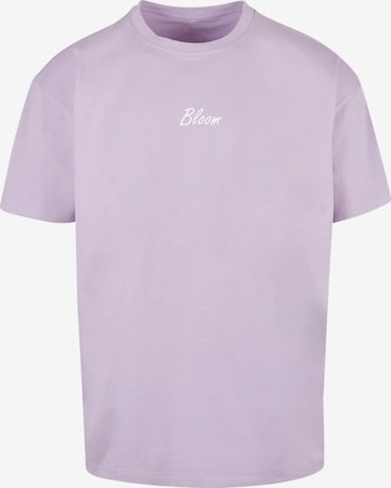 Merchcode Shirt 'Flowers Bloom' in Purple: front