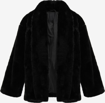 Veste mi-saison 'Fashion Look' taddy en noir : devant