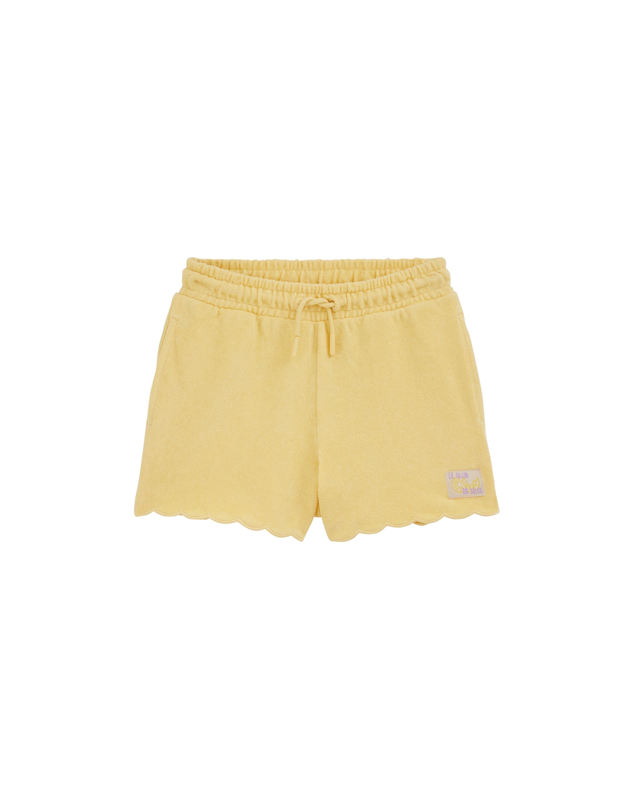 WE Fashion Loosefit Broek in Geel: voorkant