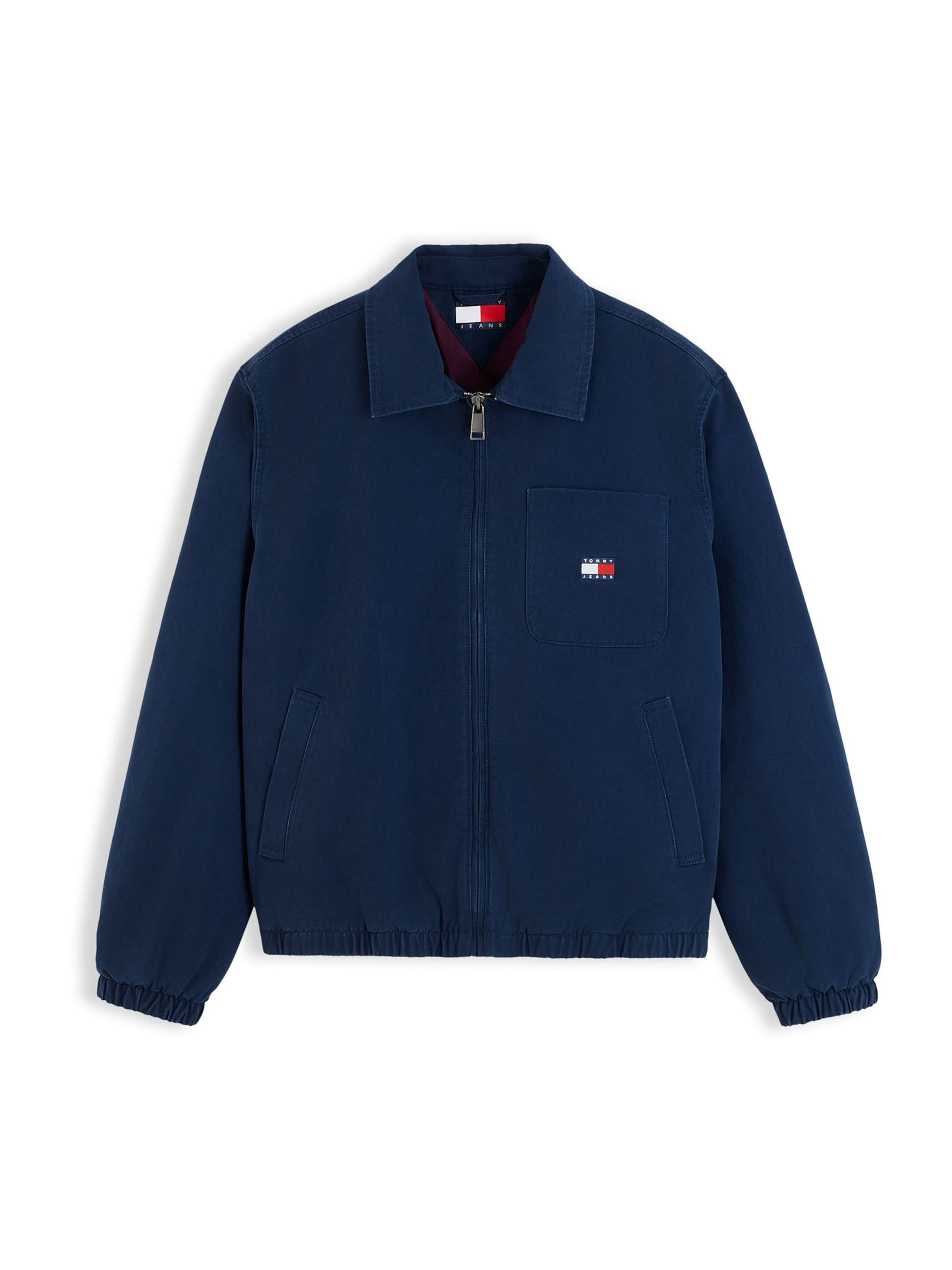 Tommy Jeans - Casaco meia-estação em azul: frente