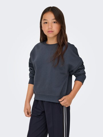 ONLY GIRLS Sweatshirt 'KOGSweat' in Blue: front