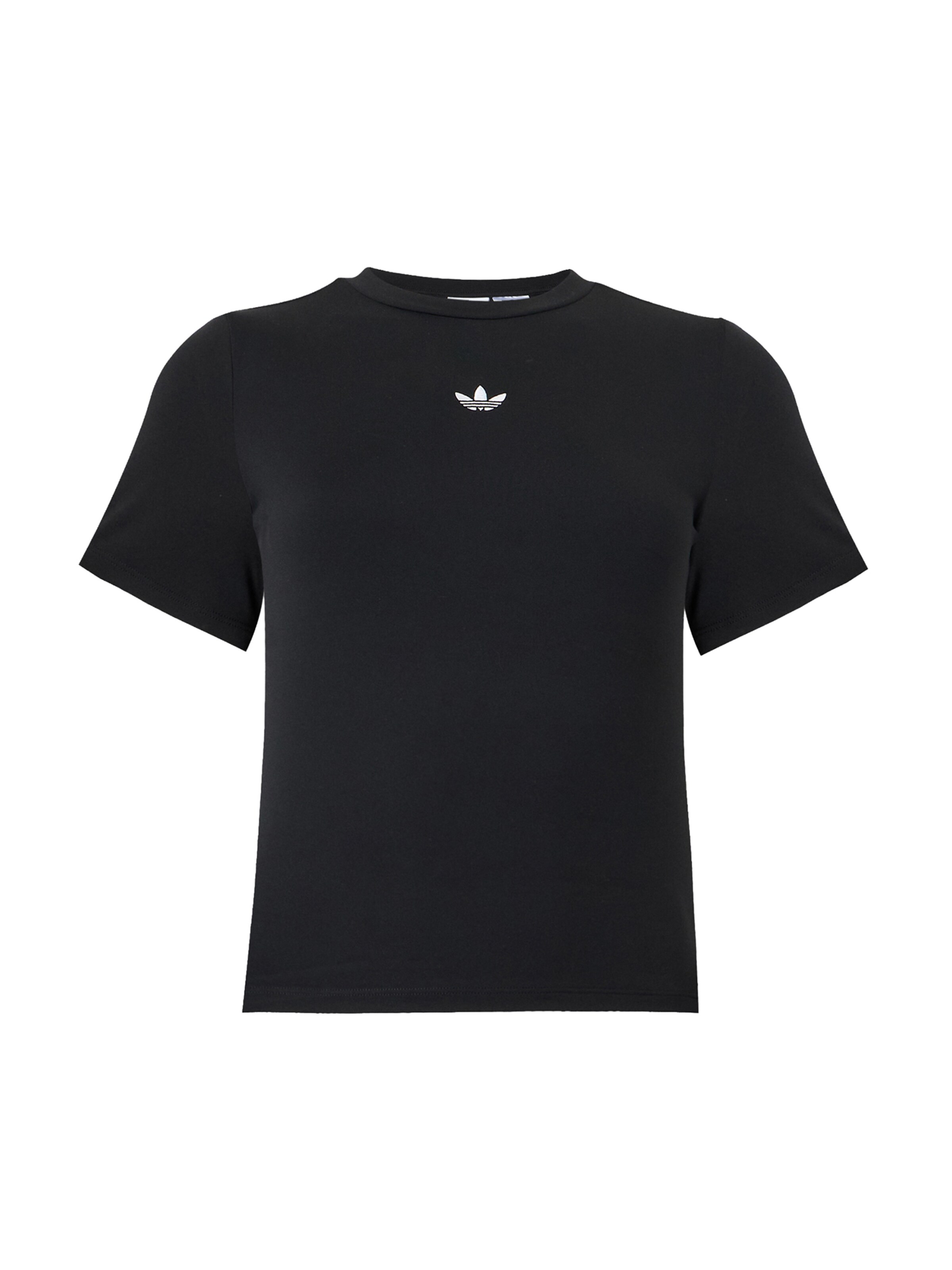 melns ADIDAS ORIGINALS T-Krekls 'ESS': no priekšpuses