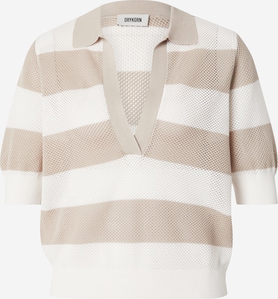 Megztinis 'Dylai' iš DRYKORN, spalva – smėlio spalva / balta, Prekių apžvalga