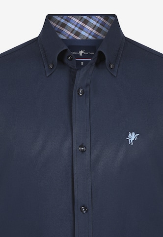 mėlyna DENIM CULTURE Standartinis modelis Marškiniai 'Craig'
