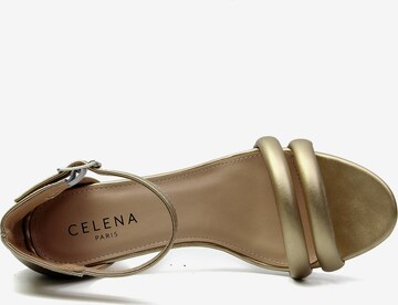 Celena Sandali s paščki 'Chelsie' | zlata barva