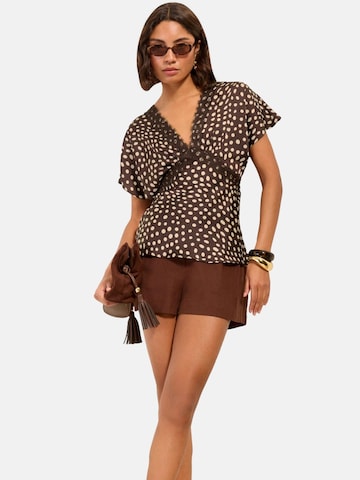 Friends Like These Bluse i brun: forside