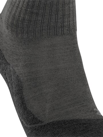 FALKE Athletic Socks 'TK2 Explore Wool Short' in Black