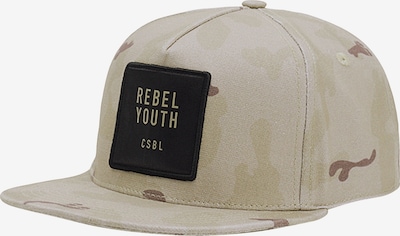 Cayler & Sons Cap 'Rebel Youth' in sand / hellbeige / braun / schwarz, Produktansicht