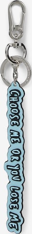 KARL LAGERFELD JEANS - Porta-chave 'KLJ x Pietro Terzini' em azul: frente