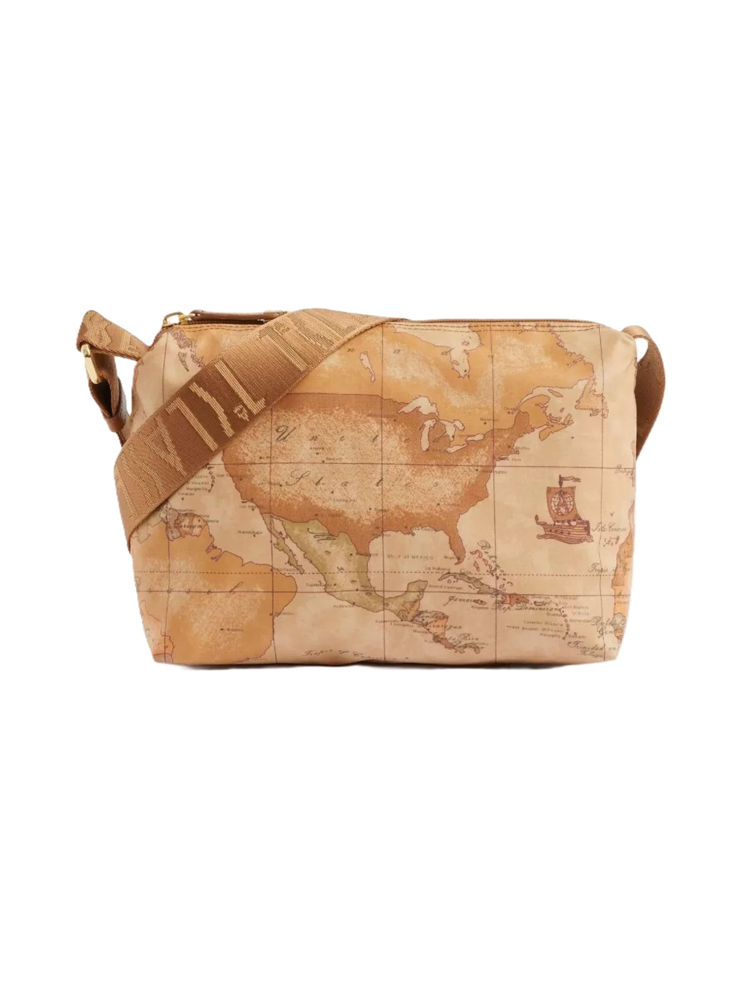 Borsa a tracolla 'CS001' di Alviero Martini in marrone: frontale